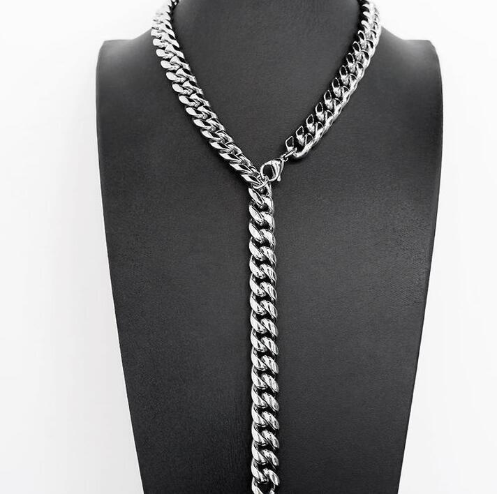 Niceshop - collana d'acciaio
