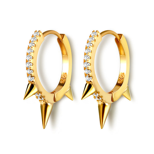 Niceshop - orecchini brillante stile punk