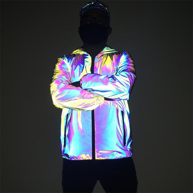 Niceshop - giacca a riflessi da uomo