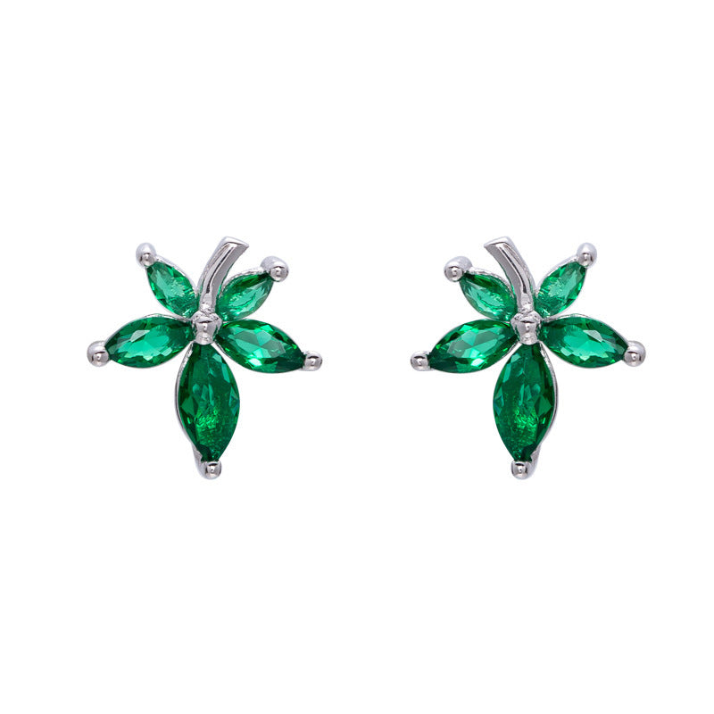 Niceshop - orecchini a fiore in argento