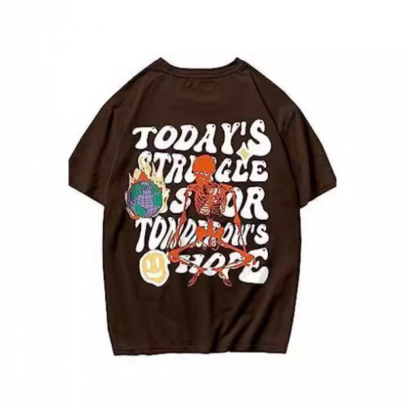 Niceshop - Maglia street teschio